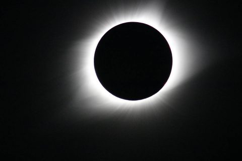 Parker Solar Probe will explore the corona, a region of the Sun only seen from Earth when the Moon blocks out the Sun's bright face during total solar eclipses. The corona holds the answers to many of scientists' outstanding questions about the Sun's activity and processes. This photo was taken during the total solar eclipse on Aug. 21, 2017. (NASA/Gopalswamy)