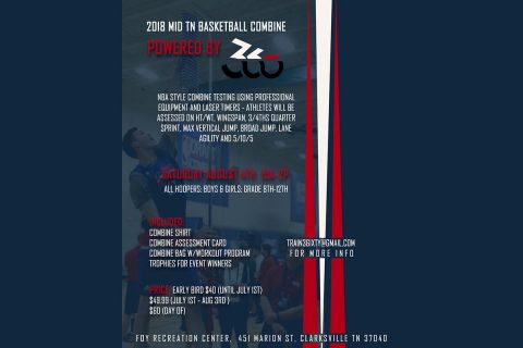 Train 360 Basketball Combine Flyer