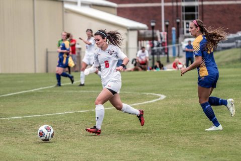 Austin Peay Women's Soccer drops 2-1 match at West Alabama, Sunday. (APSU Sports Information)