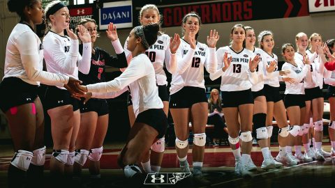 Austin Peay Women's Volleyball begin 2018 season traveling to Kansas City for UMKC Kangaroo Klassic, Friday-Saturday. (APSU Sports Information)