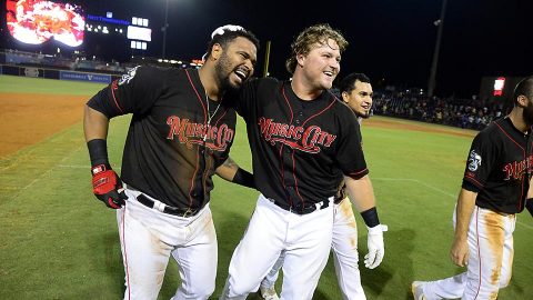 Anthony Garcia's Ninth-Inning Single Completes Nashville Sounds Dramatic Comeback. (Nashville Sounds)