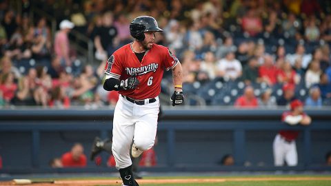 Nashville Sounds catcher Beau Taylor's Go-Ahead Base Hit Helps Snap Four-Game Skid. (Nashville Sounds) Nashville Sounds catcher Beau Taylor's Go-Ahead Base Hit Helps Snap Four-Game Skid. (Nashville Sounds)