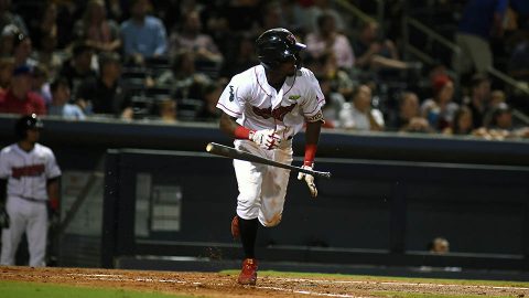 Shortstop Jorge Mateo Sets Nashville Sounds' Single-Season Triples Record. (Nashville Sounds)