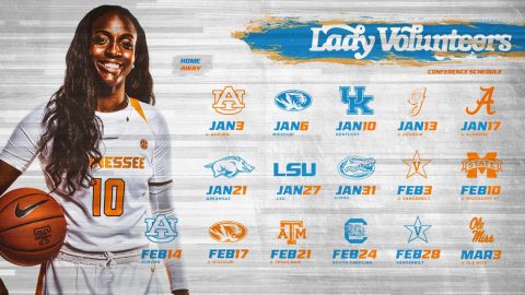 Tennessee Lady Vols Basketball announces 2019 SEC Schedule. (UT Athletics)