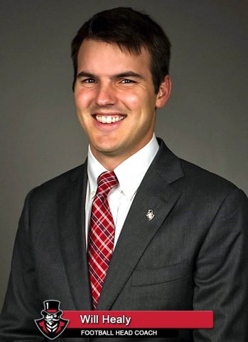 APSU Football head coach Will Healy