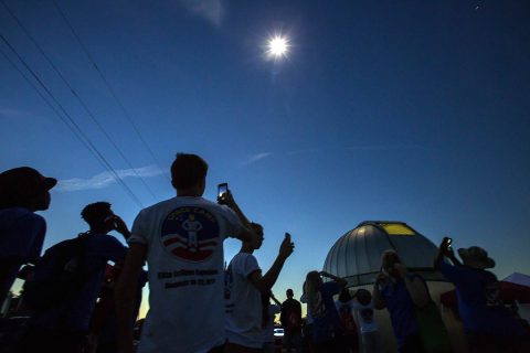 NASA recently honored Austin Peay State University with its Marshall Space Flight Center Group Achievement Award for the University’s help during the 2017 Great American Eclipse.