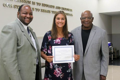 Northeast High School's Marissa Lott was chosen 2017-2018 Governor of the Year.