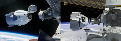 NASA’s Commercial Crew Program is working with the American aerospace industry as companies develop a new generation of spacecraft and launch systems to carry crews safely to and from low-Earth orbit – the SpaceX Crew Dragon and Boeing CST-100 Starliner. (NASA) NASA’s Commercial Crew Program is working with the American aerospace industry as companies develop a new generation of spacecraft and launch systems to carry crews safely to and from low-Earth orbit – the SpaceX Crew Dragon and Boeing CST-100 Starliner. (NASA)