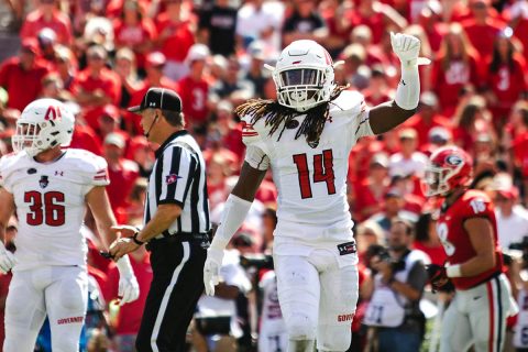 Austin Peay Football loses to nationally ranked Georgia Saturday afternoon. (APSU Sports Information)