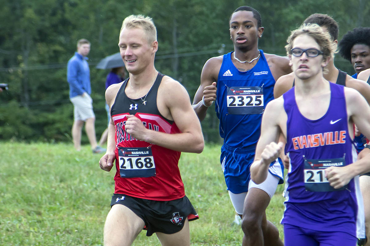 Austin Peay State University Men's Cross Country Govs places first at