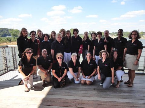 APSU nursing professors gather for a group photo. APSU nursing professors gather for a group photo.