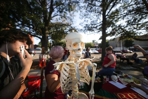 APSU STEM clubs decorated their booths on Thursday, September 20th, in an effort to recruit prospective members. (APSU student Benny Little)