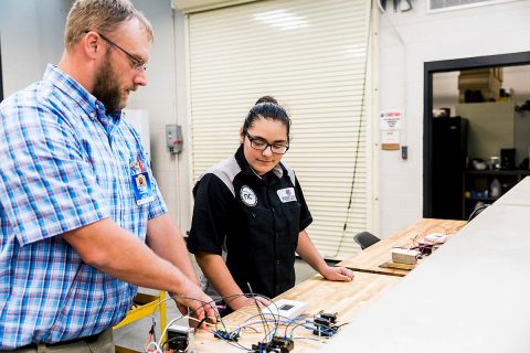 CMCSS Students get hands on career learning at Tennessee College of Applied Technology.