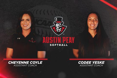 Cheyenne Coyle, Codee Yeske join Austin Peay Softball staff. (APSU Sports Information)