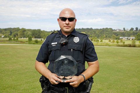 Clarksville Police Department's Traffic Unit won the 2018 Bicycle & Pedestrian Safety Award.