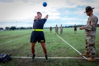 Soldiers competing in the CSM Jack L. Clark Jr. Army Best Medic Competition begin with a physical fitness test – the Army Combat Fitness test (ACFT) – aimed at directly connecting fitness with combat readiness for all Soldiers. The U.S. Army Medical Command hosts the Army Best Medic Competition at Fort Sam Houston and Camp Bullis, Texas, Sept. 16th-20th, 2018. (U.S. Army photo by David E. Gillespie)