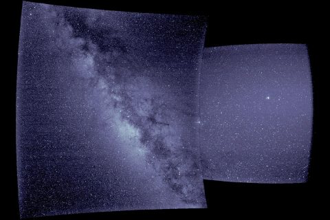 These are the first images from WISPR, short for the Wide-field Imager for Parker Solar Probe. Researchers studied the images to determine the instrument was pointed as expected, using celestial landmarks as their guide. The left image shows the Milky Way, looking at the galactic center. In the right image, there is a distinctive cluster of four stars near the right edge that is in the constellation Scorpius. (NASA/Naval Research Laboratory/Parker Solar Probe)