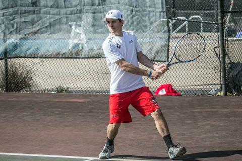 Austin Peay Men's Tennis freshman Jacob Lorino advances at ITA Ohio Valley Regionals in singles play. (APSU Sports Information)