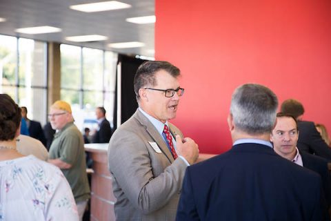 Tennessee State Representative Jay Reedy attends the APSU summit.