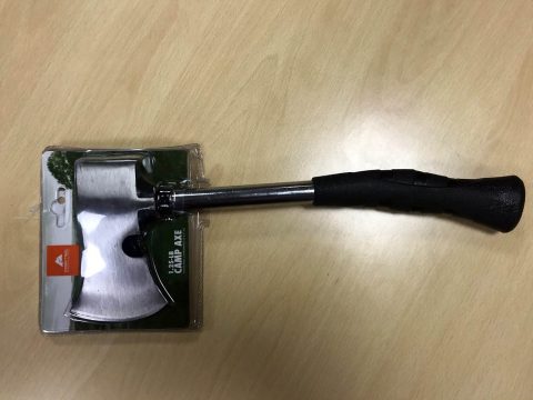 Walmart recalls Ozark Trail camp axe.