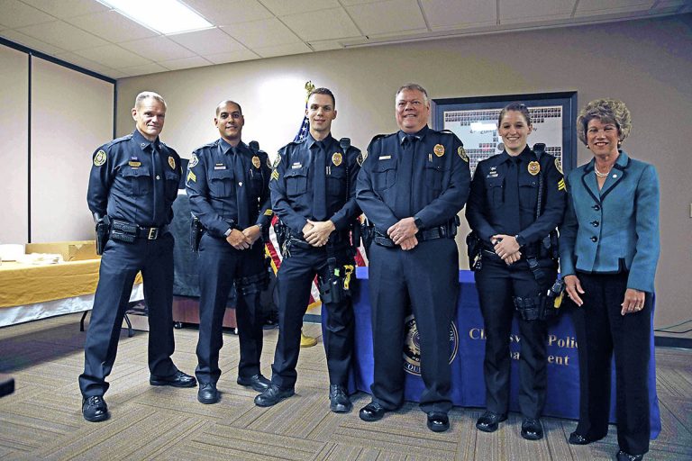 Clarksville Police Department promotes Four Officers Clarksville