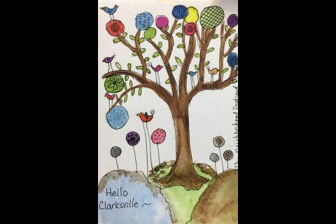 Hello Clarksville-The Neighborhood Postcard project