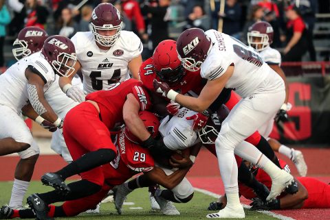 Austin Peay Football upended by late Eastern Kentucky touchdown in 17-13 loss at Fortera Stadium, Saturday. (APSU Sports Information)