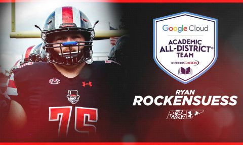 APSU Football senior offensive lineman Ryan Rockensuess named to the Google Cloud Academic All-District® Football Team for District 3. (APSU Sports Information)