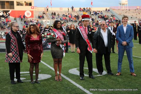 LaQuandra McGhee was crowned Austin Peay State University Homecoming Queen and Jake Bumpus was crowned King Saturday at the APSU Football game against Tennessee Tech.