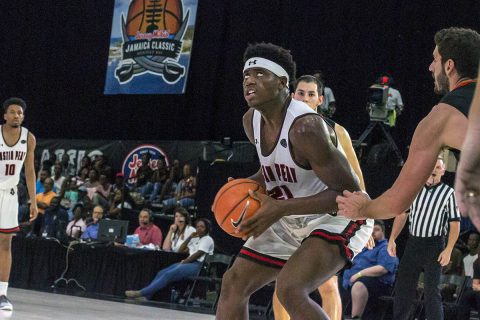 Austin Peay Men's Basketball loses Sunday afternoon to Campbell at Jersey Mike’s Jamaica Classic. (APSU Sports Information)