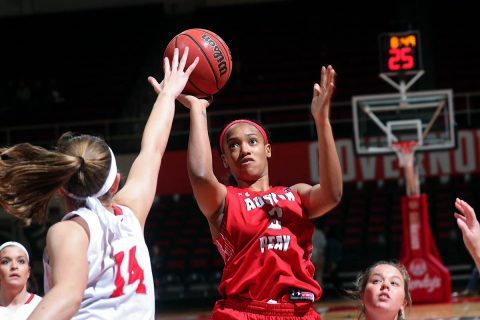 Austin Peay Women's Basketball gets 100-62 win over Christian Brothers at the Dunn Center Friday night. (Robert Smith, APSU Sports Information)