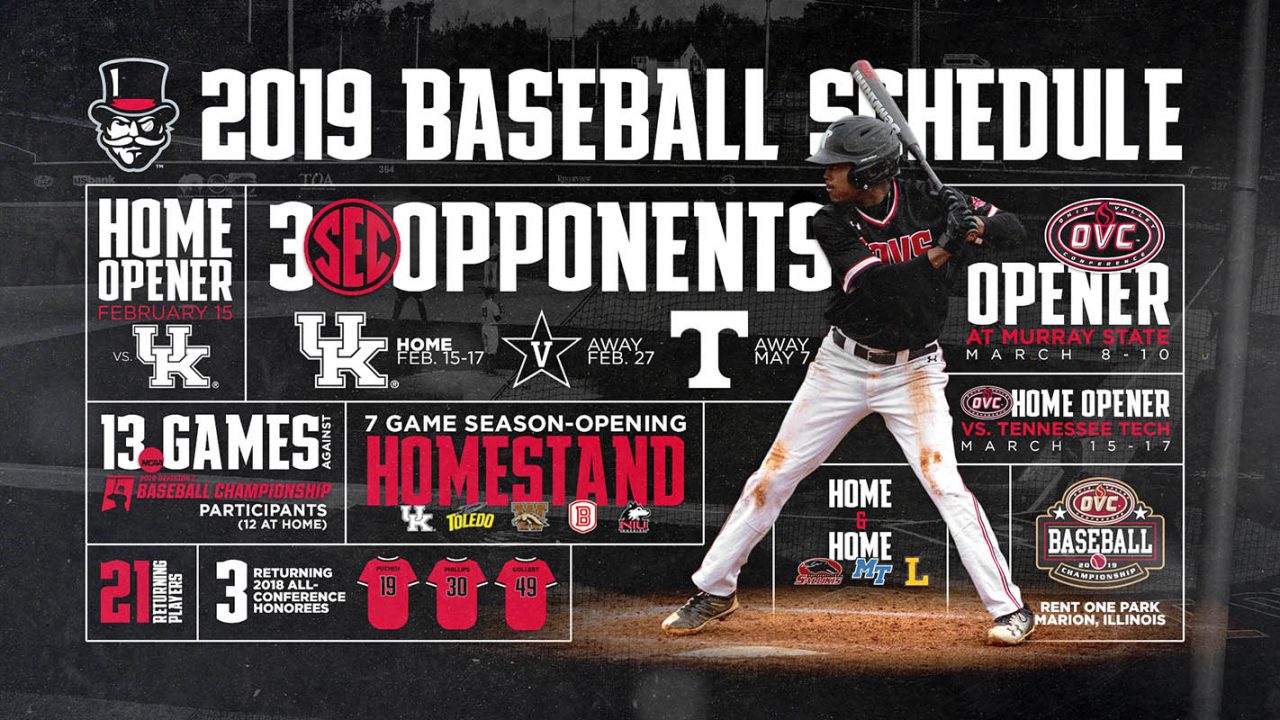 APSU Baseball releases 2019 Schedule Clarksville Online Clarksville