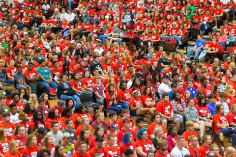 Austin Peay State University (APSU) set a record enrollment this fall with 10,954 students. (Denzil Wyatt, APSU)