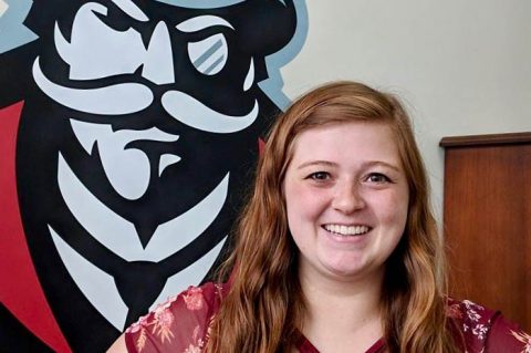 Austin Peay State University senior Robyn Yates was part of a team that won two awards at VolHacks at the University of Tennessee and an individual award at HackGT at Georgia Tech. Austin Peay State University senior Robyn Yates was part of a team that won two awards at VolHacks at the University of Tennessee and an individual award at HackGT at Georgia Tech.