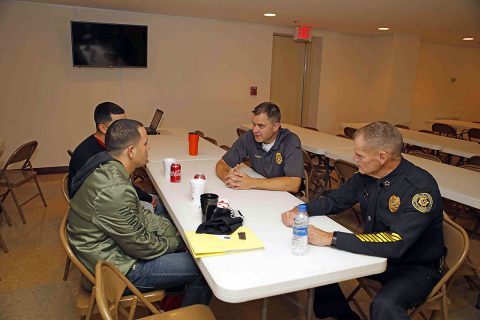 Clarksville Police Department held a Recruiting Fair at Christ the Healer Church on November 17th.