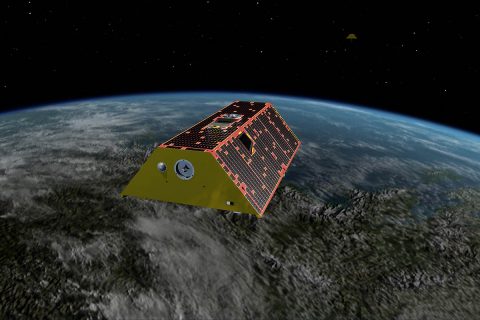 Illustration of the twin GRACE Follow-On Satellites. (NASA/JPL-Caltech) Illustration of the twin GRACE Follow-On Satellites. (NASA/JPL-Caltech)