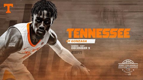 Tennessee Men's Basketball travels to Phoenix Arizona Sunday to take on Gonzaga in a 2:05pm CT matchup. (UT Athletics)