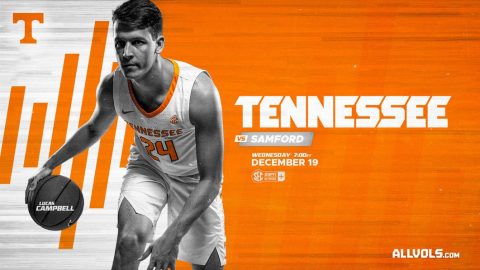 Tennessee Men's Basketball takes on Samford this Wednesday at Thompson-Boling Area. (UT Athletics)