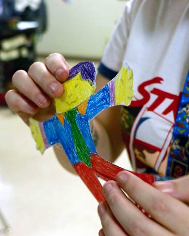 A Flat Stanley paper doll made by a Northeast Middle School student will be spending the holidays with a Blanchfield Army Community Hospital Soldier or federal employee. (U.S. Army photo by Maria Yager)