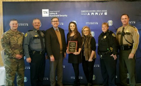 Clarksville-Montgomery County Traffic Safety Task Force was recognized by the Tennessee Highway Safety Office