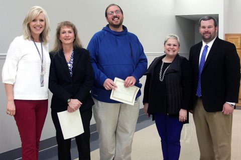 Sango Elementary School’s Mark Banasiak was chosen as the 2019 SHAPE America Southern District Elementary Physical Education Teacher of the Year. Montgomery Central High School’s Shannon Morrison as the 2019 SHAPE America Southern District Secondary Physical Education Teacher of the Year. Sango Elementary School’s Mark Banasiak was chosen as the 2019 SHAPE America Southern District Elementary Physical Education Teacher of the Year. Montgomery Central High School’s Shannon Morrison as the 2019 SHAPE America Southern District Secondary Physical Education Teacher of the Year.