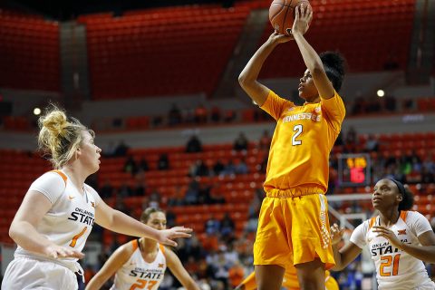 Tennessee Women's Basketball sophomore Evina Westbrook had a career high 29 points in Lady Vols 76-63 victory against Oklahoma State, Sunday. (UT Athletics) Tennessee Women's Basketball sophomore Evina Westbrook had a career high 29 points in Lady Vols 76-63 victory against Oklahoma State, Sunday. (UT Athletics)