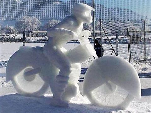 Snow Biker Motorcycle