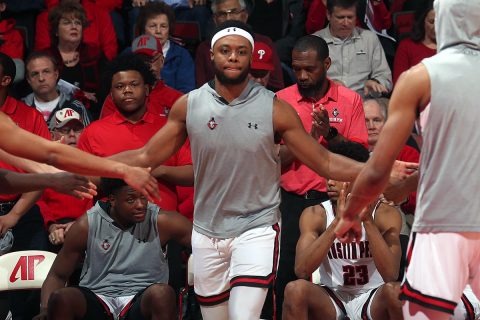 Austin Peay Men's Basketball loses to Belmont at the Dunn Center, 96-92. (Robert Smith, APSU Sports Information) Austin Peay Men's Basketball loses to Belmont at the Dunn Center, 96-92. (Robert Smith, APSU Sports Information)