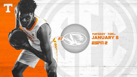 Tennessee Men's Basketball hits the road to take on the Missouri Tigers at Mizzou Arena, Tuesday night. (UT Athletics)