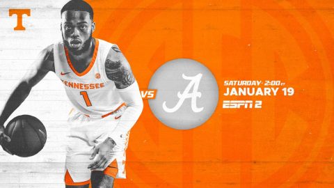 Tennessee Men's Basketball looks to keep win streak alive Saturday when they host Alabama. (UT Athletics)