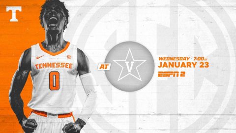 Tennessee Men's Basketball travels to Vanderbilt for Wednesday night matchup. (UT Athletics)