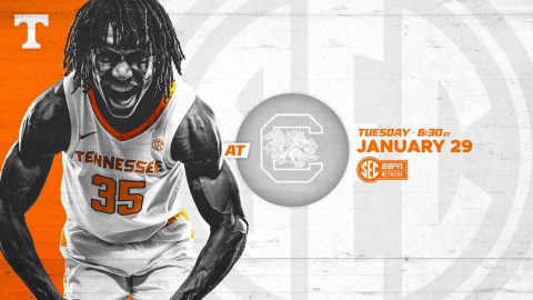 Tennessee Men's Basketball travels to Columbia to take on the South Carolina Gamecocks Thursday night. (UT Athletics)