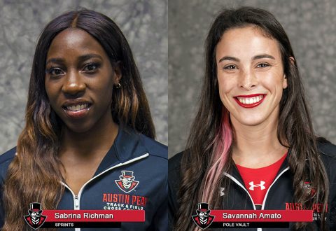 2019 APSU Track and Field - Sabrina Richman and Savannah Amato