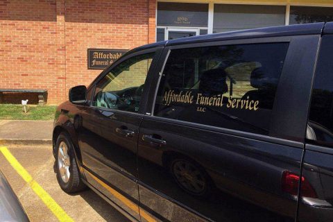 Affordable Funeral Service's black 2013 Dodge Caravan was stolen today from in front of Tennova Healthcare according to Clarksville Police.